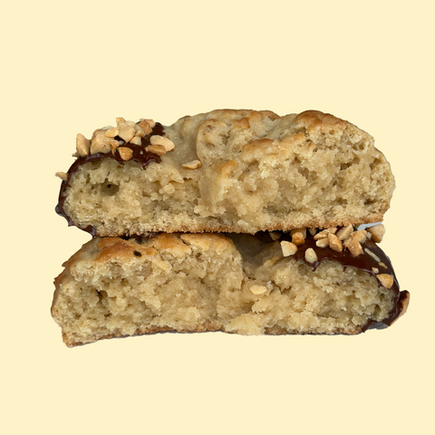 Frozen Banana with Peanuts