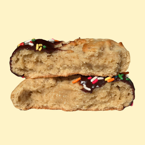 Frozen Banana with Sprinkles