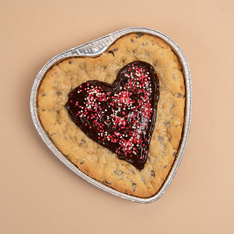 Sea Salt Caramel Heart Cake