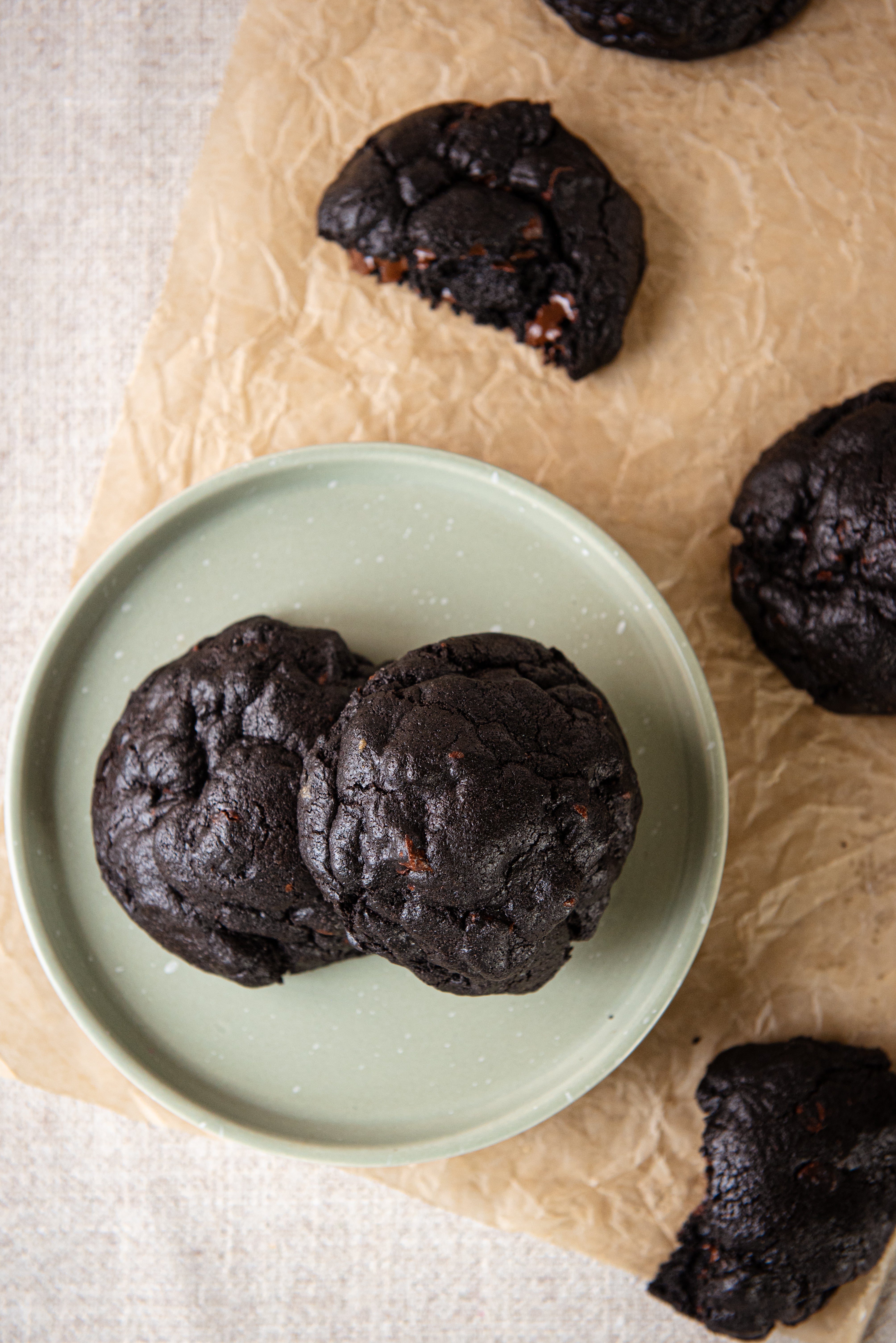 Double Chocolate – Half Baked Cookies
