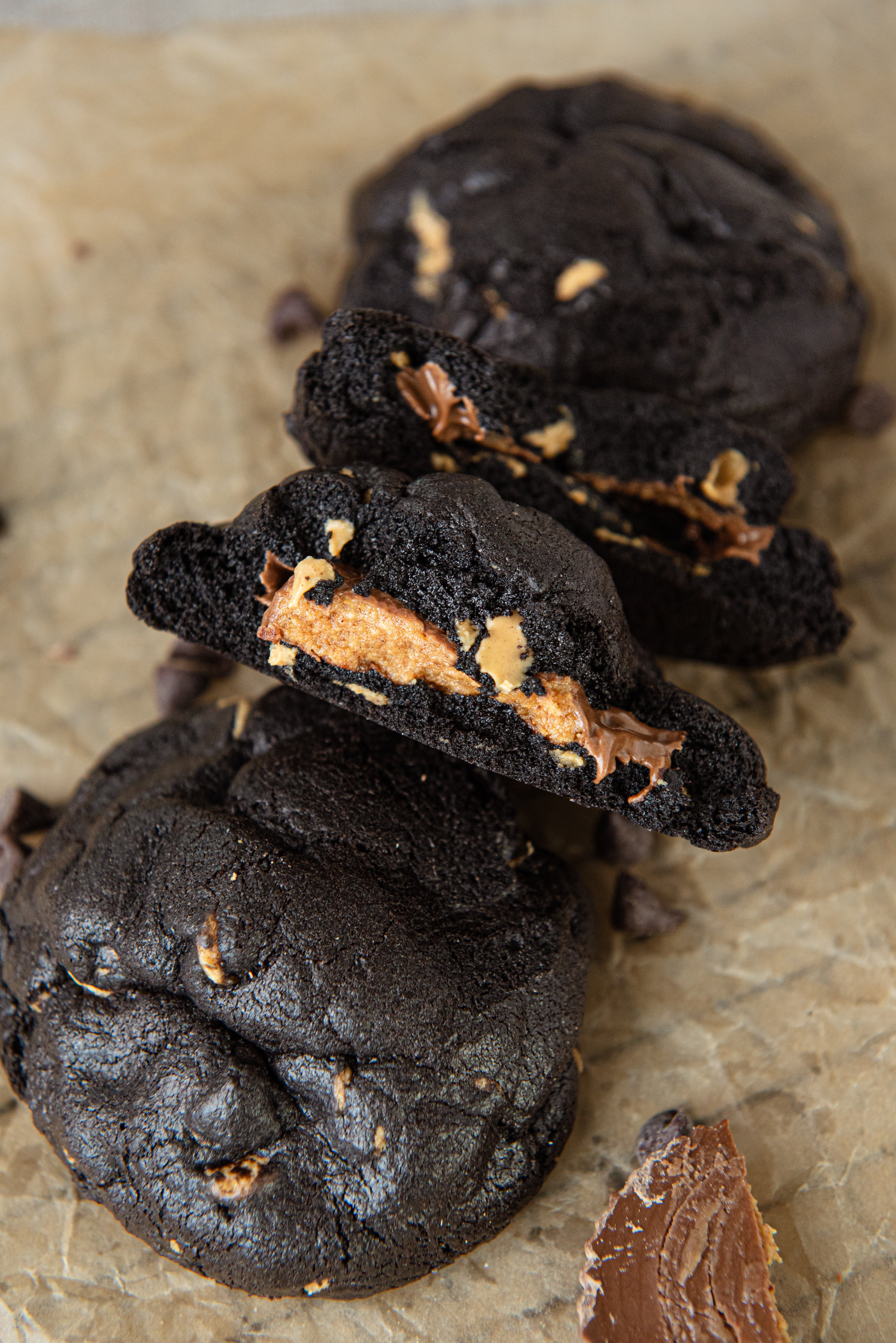 Cookie② Double Chocolate Chip Cookies (Soft and Chewy Recipe) - Olives + Thyme